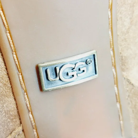 Ugg Dandelion Chestnut Brown Suede Winter Ankle Boots V406 - Picture 8 of 10